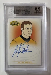 Star Trek The Complete Animated Adventures Autograph A1 William Shatner BGS 8.5 - Picture 1 of 2
