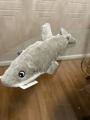 Zippy Paws Plush Squeaky Jigglerz Dog Toy - Shark - Image 1 of 4