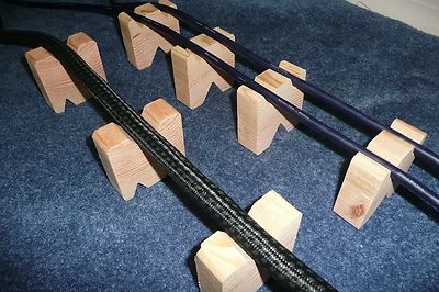 10 Audiophile Cable Elevators Lifts Isolators based on Cardas Multiblocks