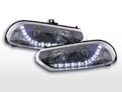 Scheinwerfer Set Daylight LED TFL-Optik Alfa Romeo 156 Typ 932  98-02 schwarz - Bild 1 von 4