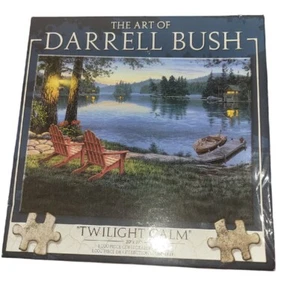 20"" x 27"" Darrell Bush ""Twilight Calm"" 1000-teiliges Puzzle Lake Dock Sonnenuntergang NEU VERPACKT - Bild 1 von 6