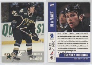 1999-00 ITG Be A Player Memorabilia Silver /1000 Brenden Morrow #322 Rookie RC