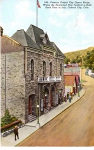 Postal vintage de la famosa ópera de la ciudad central 1944 de Colorado - Imagen 1 de 2