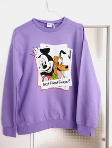 Sweatshirt, NEU, Größe 158/164 Oversize Fit, Disney, lila, Foliendruck - Bild 1 von 4