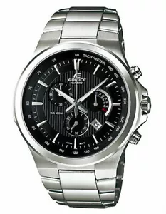 Casio Edifice Quartz Chronograph Date Stainless Steel Men's Watch EFR-500D-1A - Picture 1 of 2