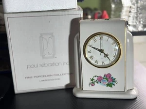 1996 Paul Sebastian Clock Fine Porcelain Collectible Limited Edition W/ Box - Bild 1 von 5