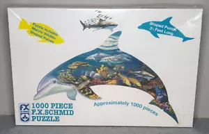Dolphin Dreams 1000 Piece F.X. Schmid Puzzle 3 1/2 Feet Long Brand New Sealed - Picture 1 of 8
