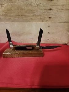 Vintage Schrade Old Timer NY USA 80T Stockman 3 Blade Folding Pocket Knife - Picture 1 of 10