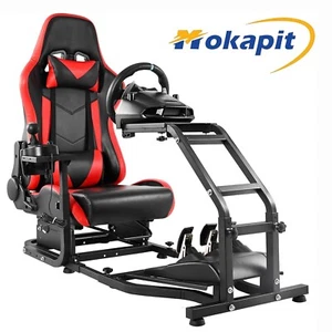 Mokapit Cabina Simulador de Carreras Ajustable con Asiento Adecuado para Logitech G29 - Imagen 1 de 18