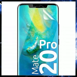 PELLICOLA IDROGEL PER HUAWEI MATE 20 PRO IN SILICONE GEL PROTEZIONE TRASPARENTE - Zdjęcie 1 z 6