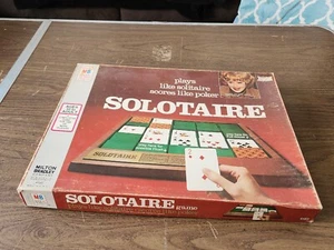 Solotaire Vintage Board Game, Milton Bradley 1973, # 4330, No Cards.  - Picture 1 of 13