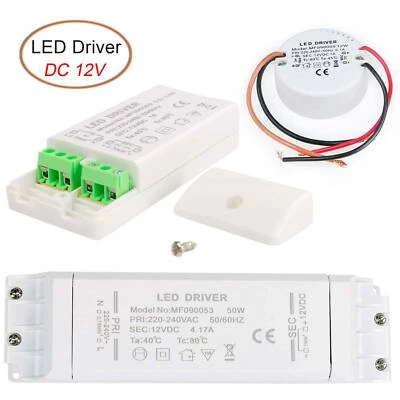 LED Trafo 12V 30W 50W 60W Netzteil Treiber Driver Transformator Für G4 MR16 MR11 - Bild 1 von 4