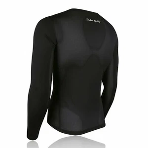 Herren Mesh Base Layer - Schwarz Langarm Fahrrad Unterhemd - Bild 1 von 18