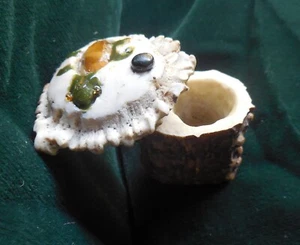 Leopard Skin Jasper Tiger's Eye Turtle Box Cruelty Free Elk Antler Boss Stash - Picture 1 of 10