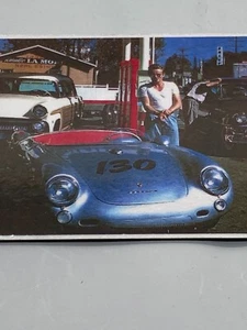 Vintage James Dean at Gas Station Refrigerator Magnet 2" x 3" - Picture 1 of 5