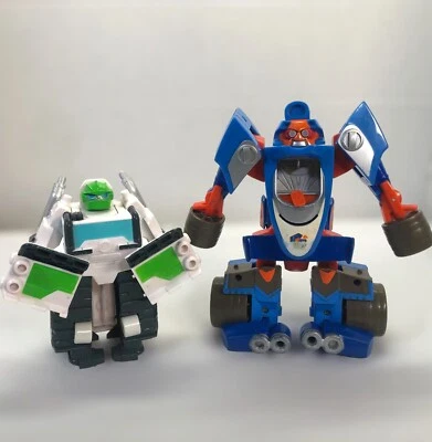 Lote Equipos de Rescate Transformers Arctic Rescue Boulder Aero bot Go Bots Rescue Bots Foto 1 de 4