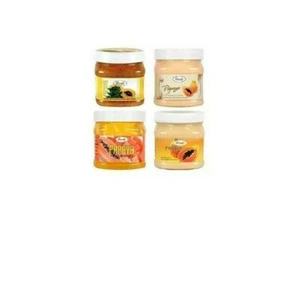 Luster Facial Kit Papaya Scrub Papaya Cream ,Papaya Skin Gel 2000 ml.i 4 pack - Picture 1 of 6