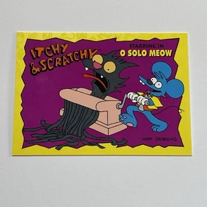 1994 Skybox The Simpsons Series II Itchy & Scratchy O Solo Meow Card #I15 - Picture 1 of 2