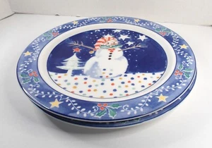 Vintage Noritake Epoch Mr. Snowman Speiseteller - Bild 1 von 4