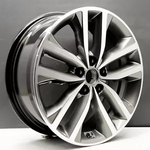 KIA OPTIMA 18" GREY DIAMOND CUT ALLOY WHEEL RIM 52910-2T670 GENUINE X1 - Picture 1 of 14