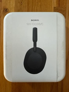 Open Box - Sony WH-1000XM5 Wireless Noise Cancelling Kopfhörer SCHWARZ - Bild 1 von 13