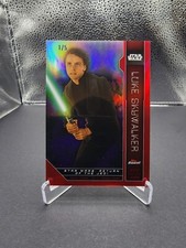 2023 Topps Star Wars Finest Luke Skywalker RED REFRACTOR 1/5 Extended Base Card