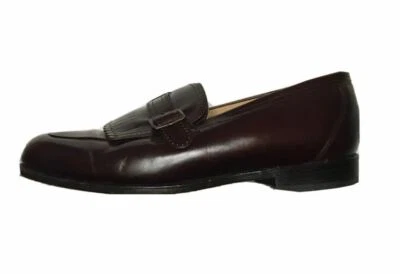 Zapatos Mocasines Stafford Executive Comfort Sin Cordones Hebilla Cuero (Talla: 12) Foto 1 de 4