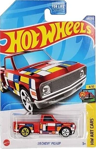 Hot Wheels '69Chevy Pickup ART CARS - Picture 1 of 5