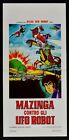 Affiche Mazinger Contre Gli Ufo Robot 1 Édition Italienne 1978 Toei B156