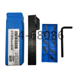 5 piezas inserto de carburo MGMN250-M + soporte para herramienta de torneado de torno MGEHR2020-2.5 - Imagen 1 de 7