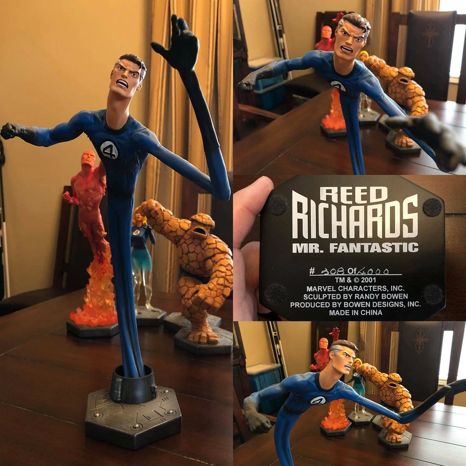 Reed Richards Mister Fantastic Statue Full size Bowen Designs 14" - Mint - Image 1 of 1