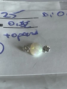 loose diamonds natural And Opal 3=0.32carat And Diamonds 0.32carat Opal - Picture 1 of 4
