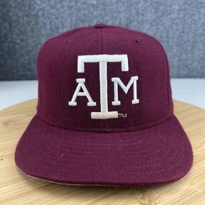 Gorra ajustada vintage años 90 Texas A&M Aggies talla 7 1/4 New Era granate 5950 Foto 1 de 4