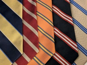 Menge 5 Brooks Brothers Makers Herren 100 % Seide Krawatte Streifen USA 1 Neu 4 Gebraucht - Bild 1 von 12