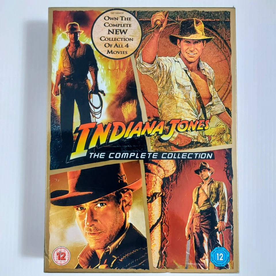 DVD Adventure Indiana Jones The Complete Collection 4 Movie Box Set Harrison For - Image 1 of 4