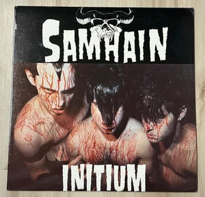 SAMHAIN EXTREMELY RAREST INITIUM 1984 Vinyl LP ORIG BLACK MARBLED MISFITS DANZIG - Picture 1 of 10