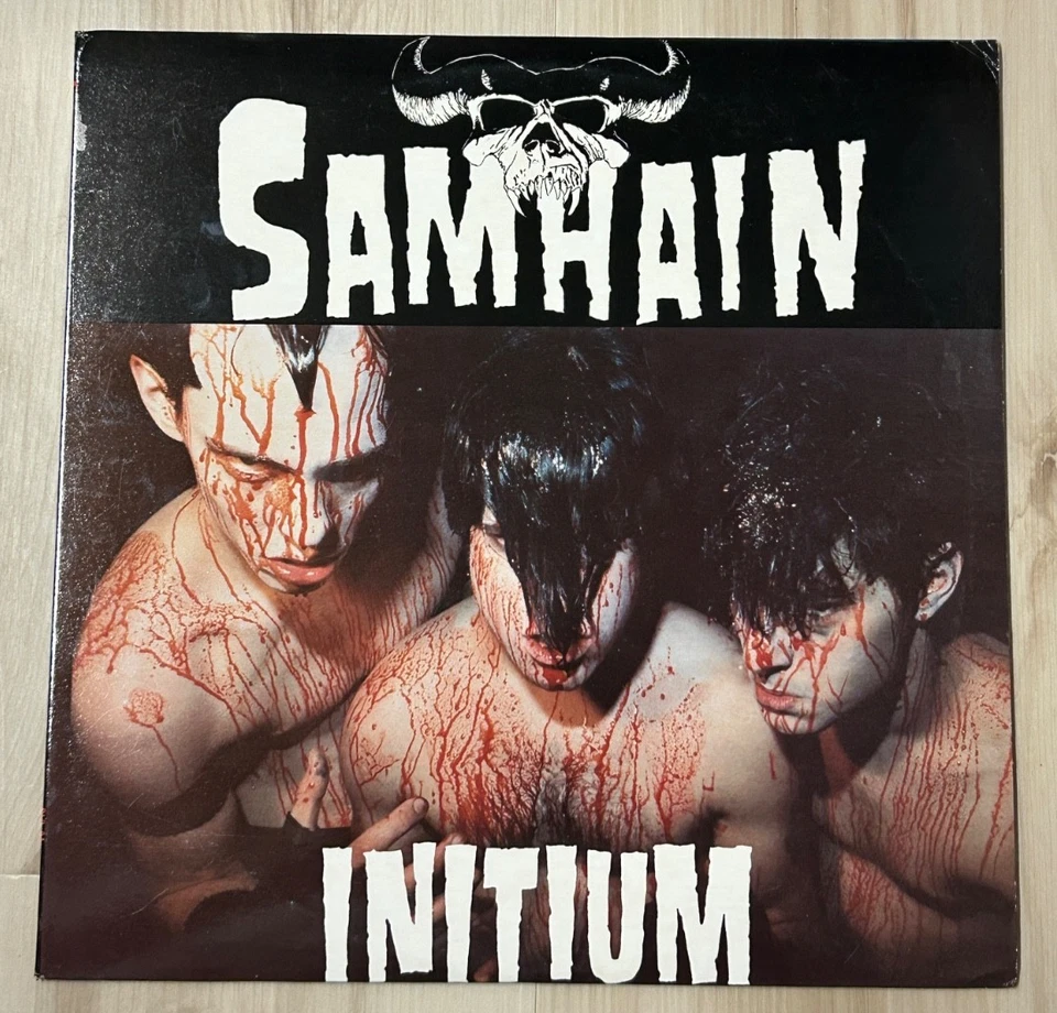 SAMHAIN EXTREMELY RAREST INITIUM 1984 Vinyl LP ORIG BLACK MARBLED MISFITS DANZIG - Image 1 of 4