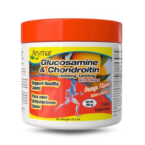Glucosamine 1500 mg + Chondroitin 1200 mg + Hydrolyzed Collagen Powder. Orang... - Bild 1 von 7