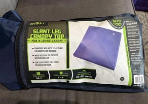 Quest Canopy Top Q64, 10' x 10' Slant Leg Instant Up Canopy Gazebo Tent, Navy bl - Picture 1 of 1