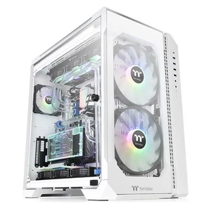 Tour midi neige Thermaltake View 51 TG ARGB blanche - Photo 1/5