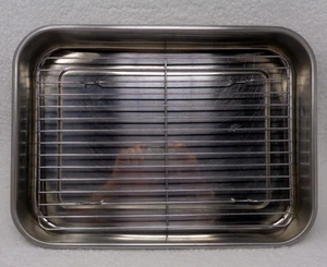 Heavy-Duty Stainless Steel Rectangle Roasting Pan with Rack - Picture 1 of 5