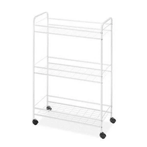 Whitmor 6023-6001 Slim Household Cart  White - Picture 1 of 1