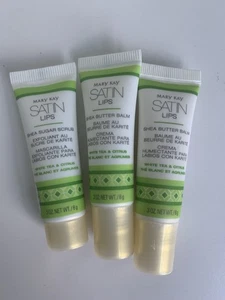 mary kay satin lips set Shea Butter Balms and Shea Scrub. - Picture 1 of 3