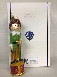 BUDDY THE ELF ~ Warner Bros. 100th Anniversary ~ Hallmark Keepsake Ornament - Picture 1 of 3