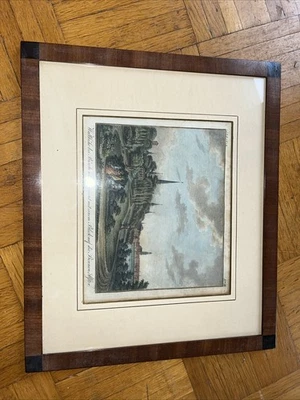 Stahlstich coloriert Hamburg - Bild 1 von 4