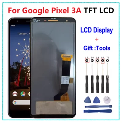 TFT For Google Pixel 3A G020A G020 LCD Display Touch Screen Digitizer Assembly - Image 1 of 4