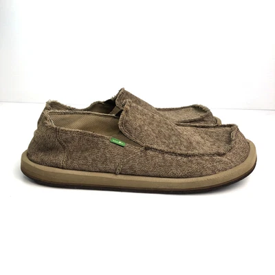 Sandálias masculinas SANUK ROUNDER bronzeado tamanho 10 malha conforto casual #1015961 - Imagem 1 de 4