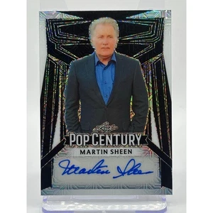 2023 Leaf Pop Century Martin Sheen Black Mojo Auto 3/5 SSP West Wing Actor - Picture 1 of 2