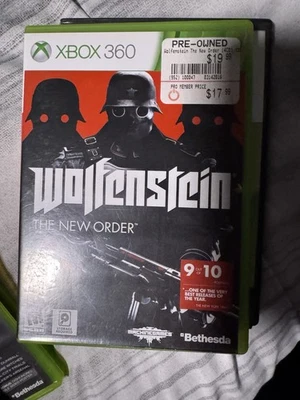 Wolfenstein Xbox360 Xbox 1 Game, Disks And Manuals In Great Shape - Image 1 of 4