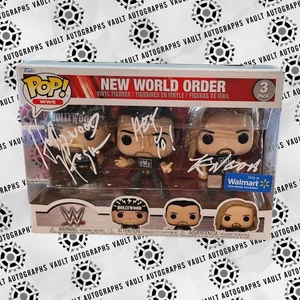 Funko Pop WWE New World Order  Signed by Hollywood  Hulk Hogan & Kevin Nash PSA - Picture 1 of 6